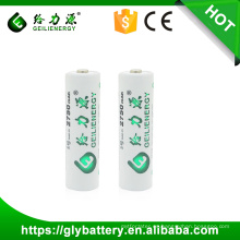 Batería recargable de Ni-mh AA 2750mah del poder más elevado de Geilienergy hecha en China